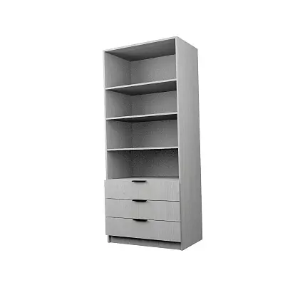 картинка Шкаф ЭКОН распашной 2-х дверный с 3-мя ящиками с полками от магазина КУПИ КУПЕ